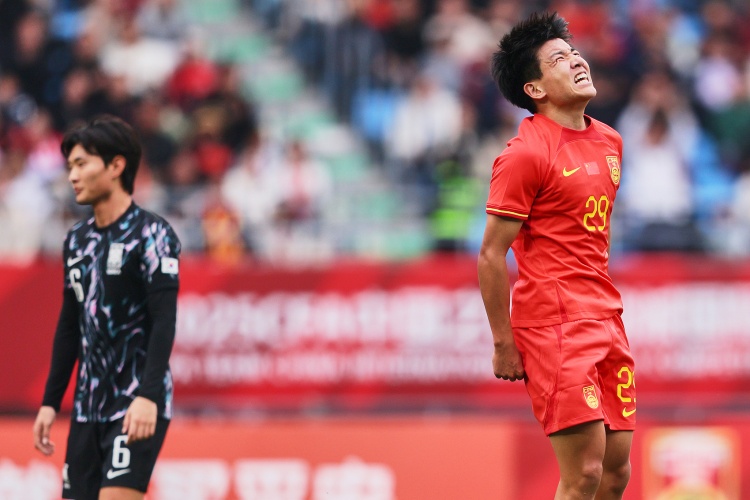 U22鹽城邀請(qǐng)賽韓國(guó)隊(duì)表現(xiàn)不佳，前兩輪1平1負(fù)未嘗勝績(jī)